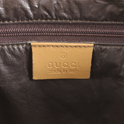 Gucci GG Canvas Sherry Line 002 Leather Tote