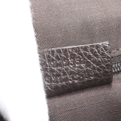 Gucci GG Canvas Leather Shoulder Bag Crossbody Messenger Brown