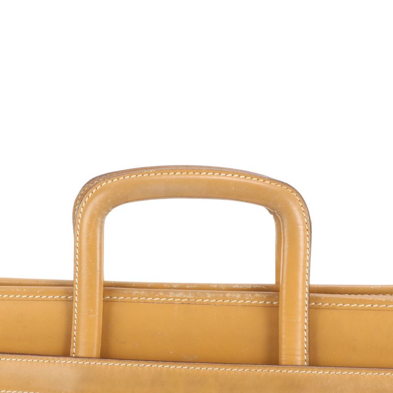 Gucci Old Micro GG Leather 2-Way Business Crossbody Shoulder Briefcase Tote