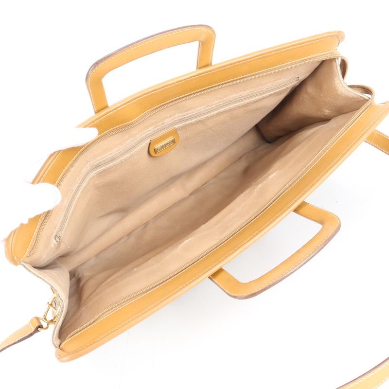 Gucci Old Micro GG Leather 2-Way Business Crossbody Shoulder Briefcase Tote