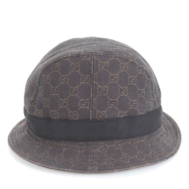 Gucci GG Canvas Bucket Hat Brown Ree