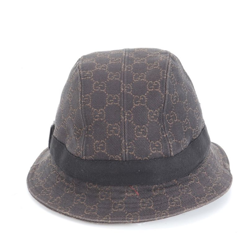 Gucci GG Canvas Bucket Hat Brown Ree
