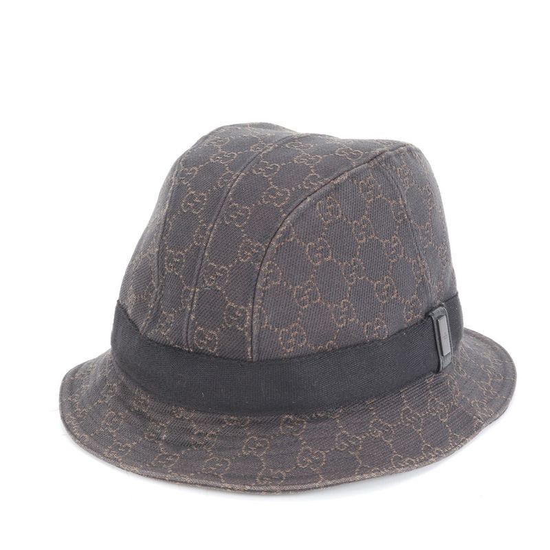 Gucci GG Canvas Bucket Hat Brown Ree