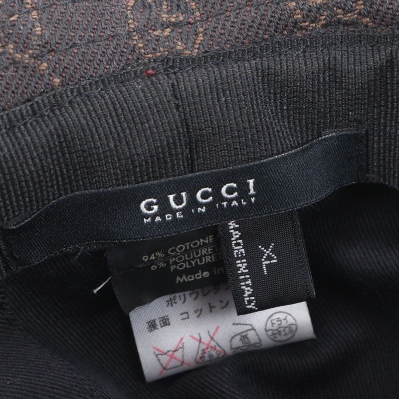 Gucci GG Canvas Bucket Hat Brown Ree