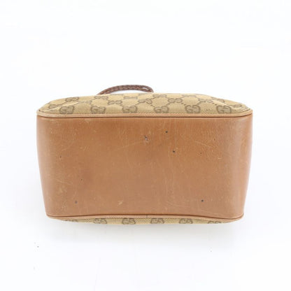 Gucci GG Canvas Leather Shoulder Bag Tote