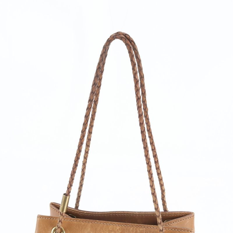 Gucci GG Canvas Leather Shoulder Bag Tote