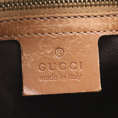 Gucci GG Canvas Leather Shoulder Bag Tote