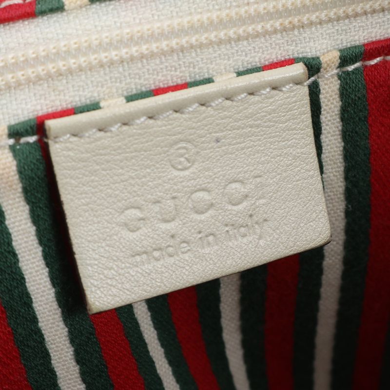 Gucci GG Canvas New Brit Leather Tote