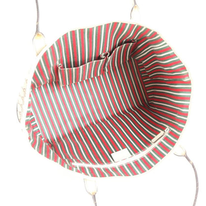 Gucci GG Canvas New Brit Leather Tote