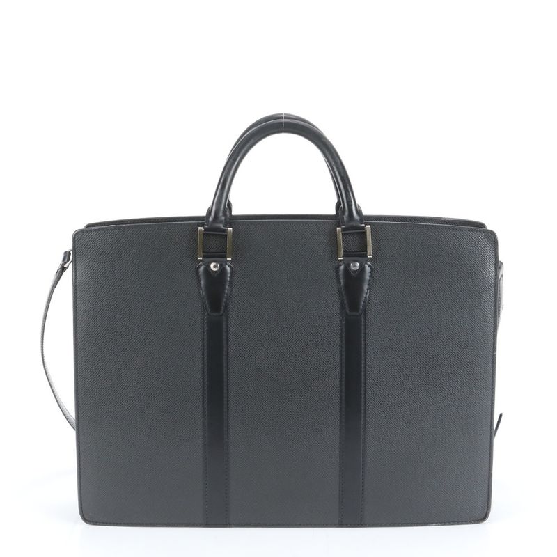 Louis Vuitton Taiga Porte Document Rosemary Leather 2-Way Business Bag