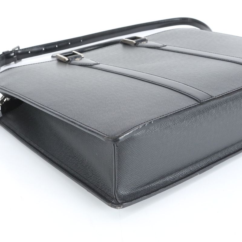 Louis Vuitton Taiga Porte Document Rosemary Leather 2-Way Business Bag