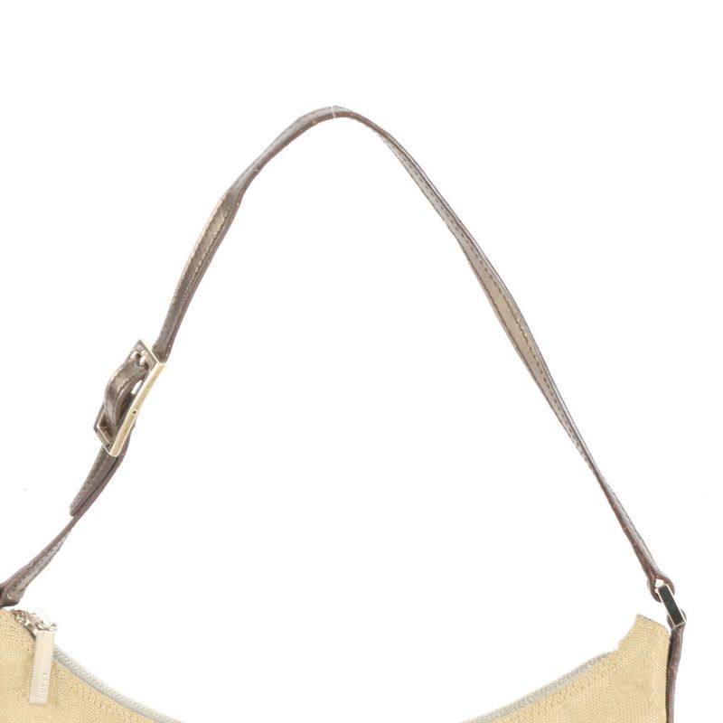 Gucci GG Canvas 005 Leather Shoulder Bag