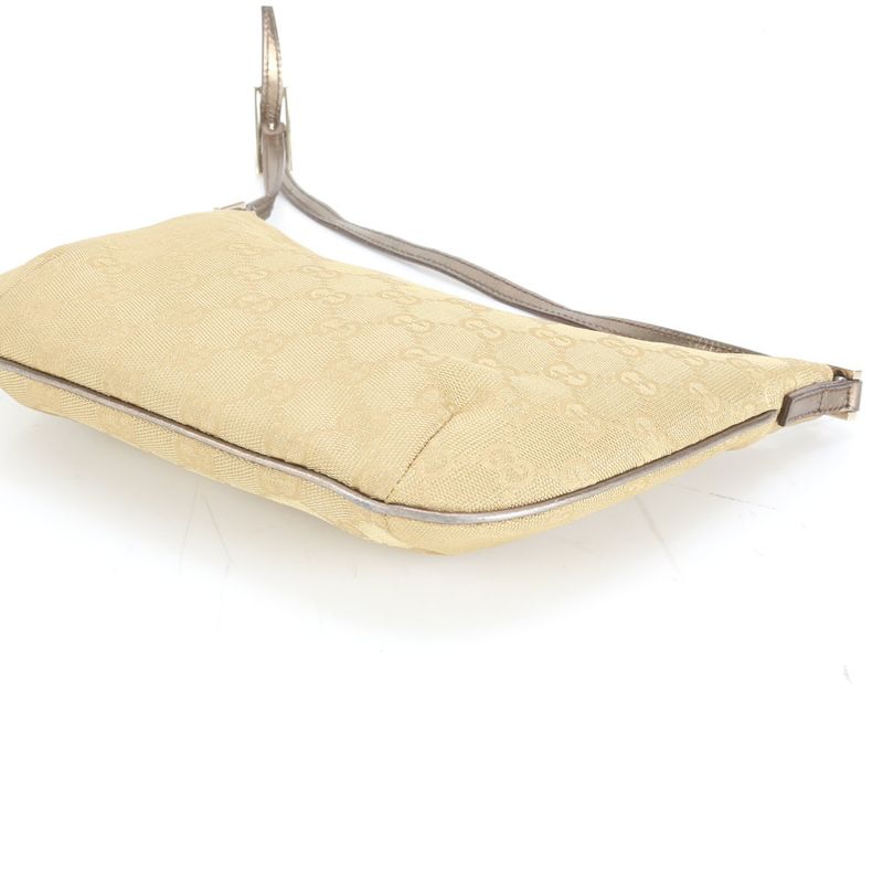 Gucci GG Canvas 005 Leather Shoulder Bag