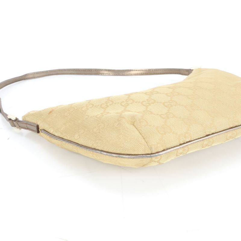 Gucci GG Canvas 005 Leather Shoulder Bag