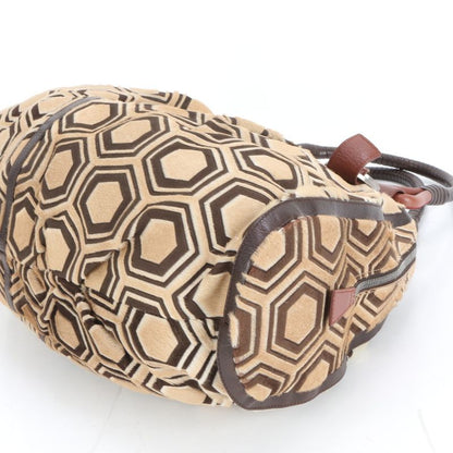 Bvlgari Calf Hair Leather Poly Large Tote