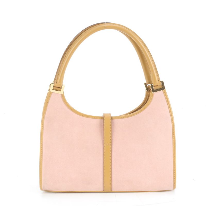 Gucci Jackie 002 Leather Shoulder Bag Hand Pink Mem