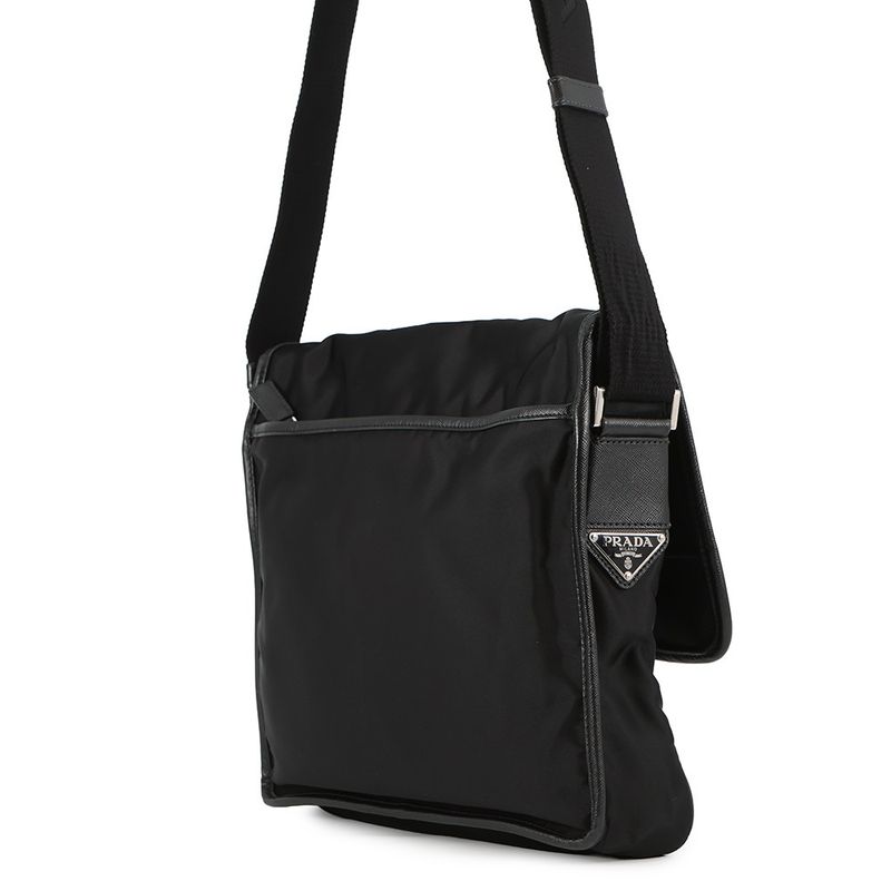 Prada Shoulder Bag Nylon Black