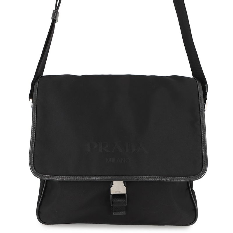 Prada Shoulder Bag Nylon Black