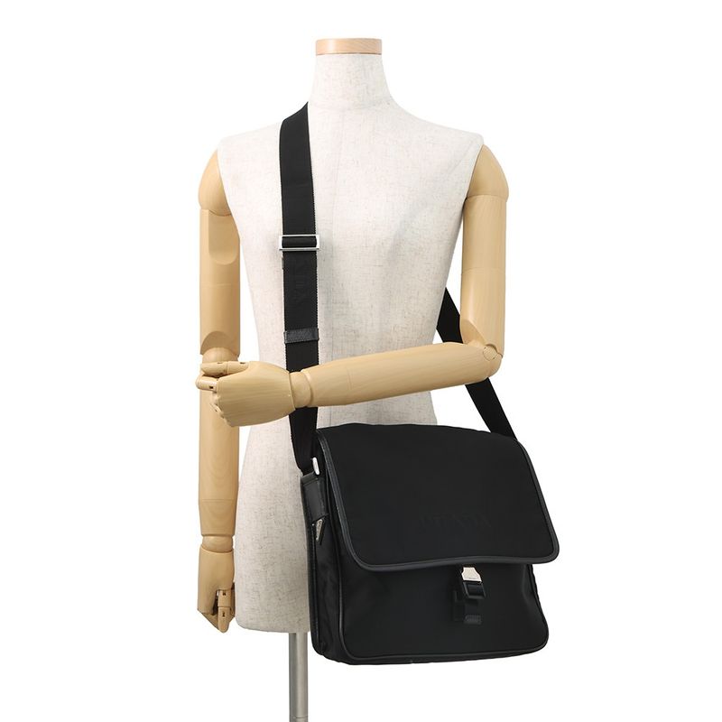 Prada Shoulder Bag Nylon Black