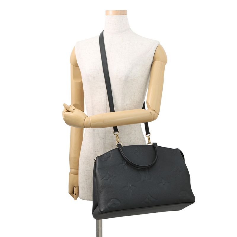 Louis Vuitton Handbag Monogram Empreinte Grand Palais MM 2-Way Noir Black