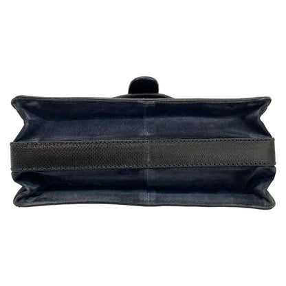 Bottega Veneta Shoulder Bag Rialto Eyes Black Chain Leather
