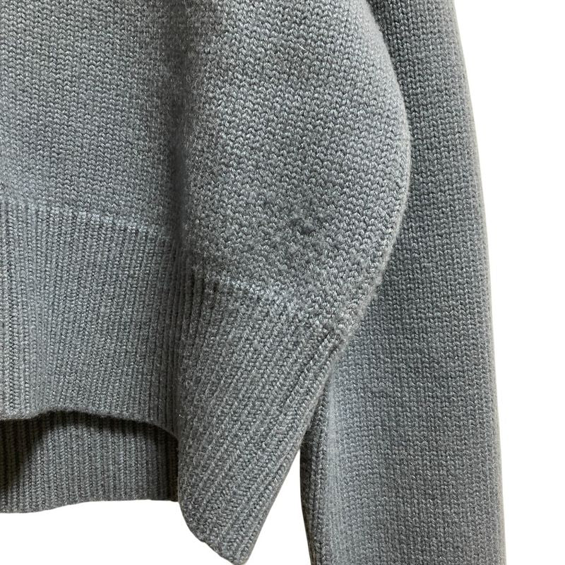 Celine Phoebe Philo Era Cashmere V-neck Chunky Knit Sweater XS Blue