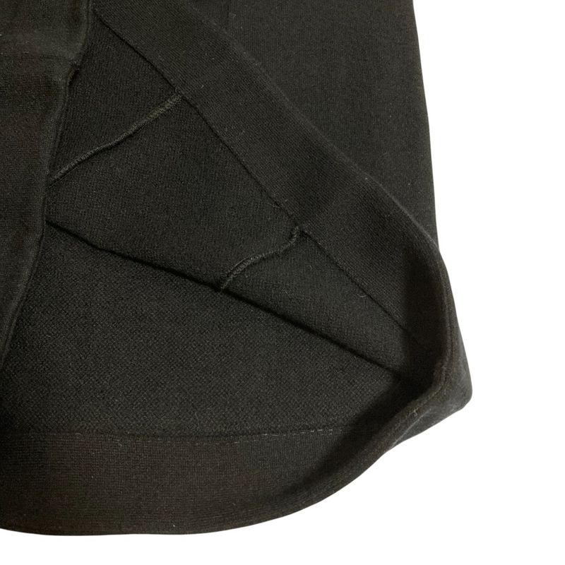 Chanel Cashmere Wool Big Pocket Skirt 34 Black