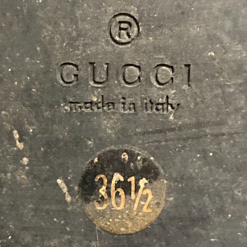 Gucci GG Marmont Calf Leather Long Boots Jogger 36.5