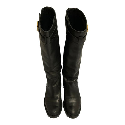 Gucci GG Marmont Calf Leather Long Boots Jogger 36.5