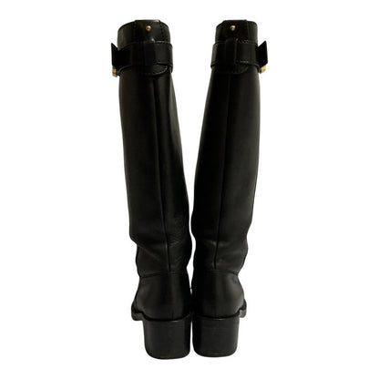Gucci GG Marmont Calf Leather Long Boots Jogger 36.5