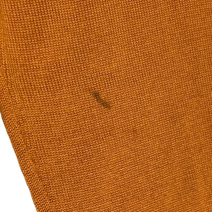 Hermes Turtleneck Wool Knit Sweater M Orange