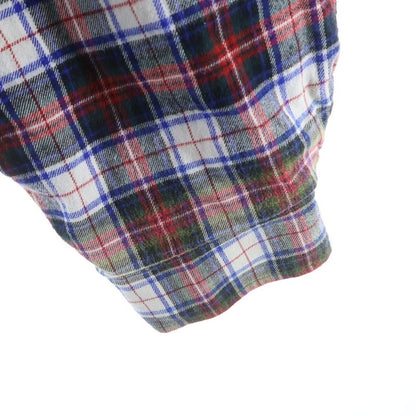Balenciaga Bleached Flannel Hooded Jacket Vintage Wash Bree Check
