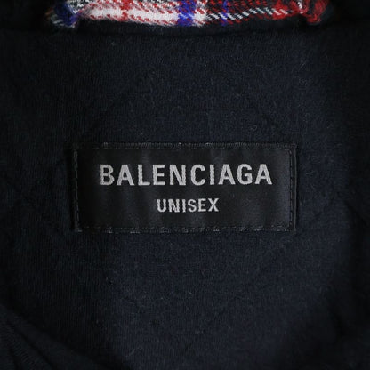 Balenciaga Bleached Flannel Hooded Jacket Vintage Wash Bree Check