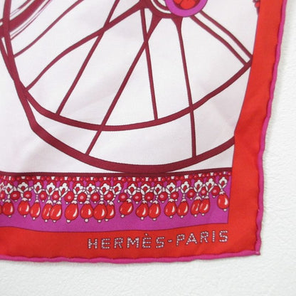 Hermes Coupe de Gala Carre 45 Silk Scarf Red