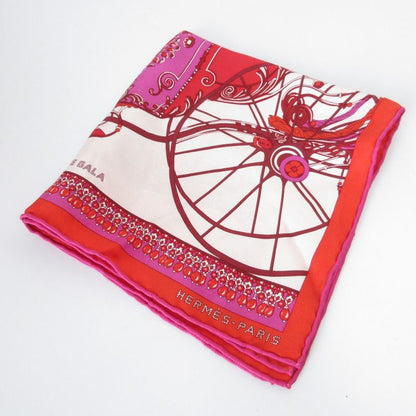 Hermes Coupe de Gala Carre 45 Silk Scarf Red