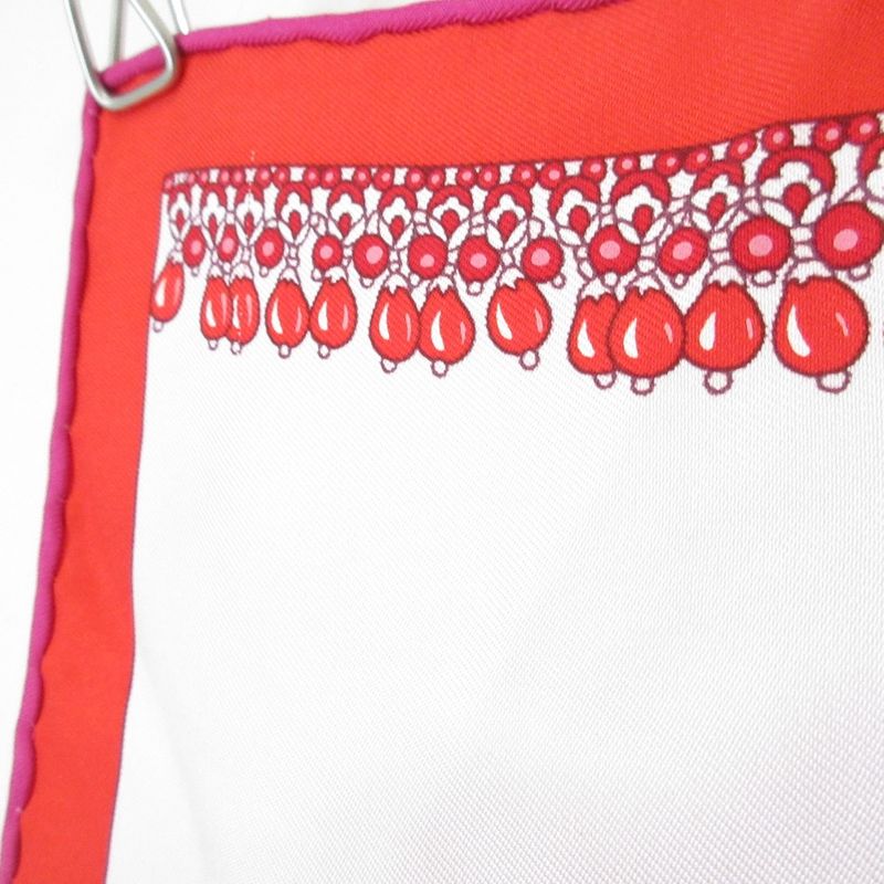 Hermes Coupe de Gala Carre 45 Silk Scarf Red