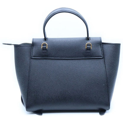 Celine Belt Bag Nano 2-Way Black Leather Gold
