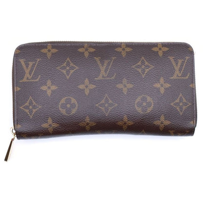 Louis Vuitton Monogram Zippy Wallet Round Gold