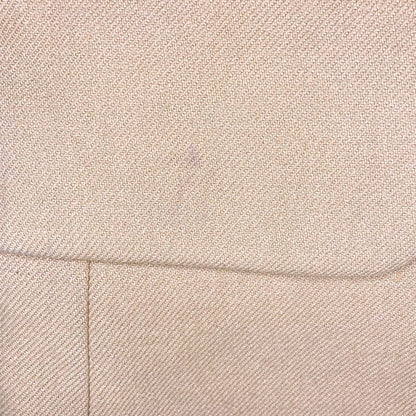 Prada Vintage Wool Belted Stand Collar Coat 40 Beige
