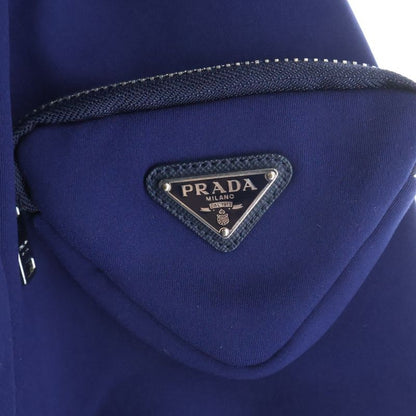 Prada Bonded Bomber Jacket Navy