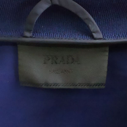 Prada Bonded Bomber Jacket Navy