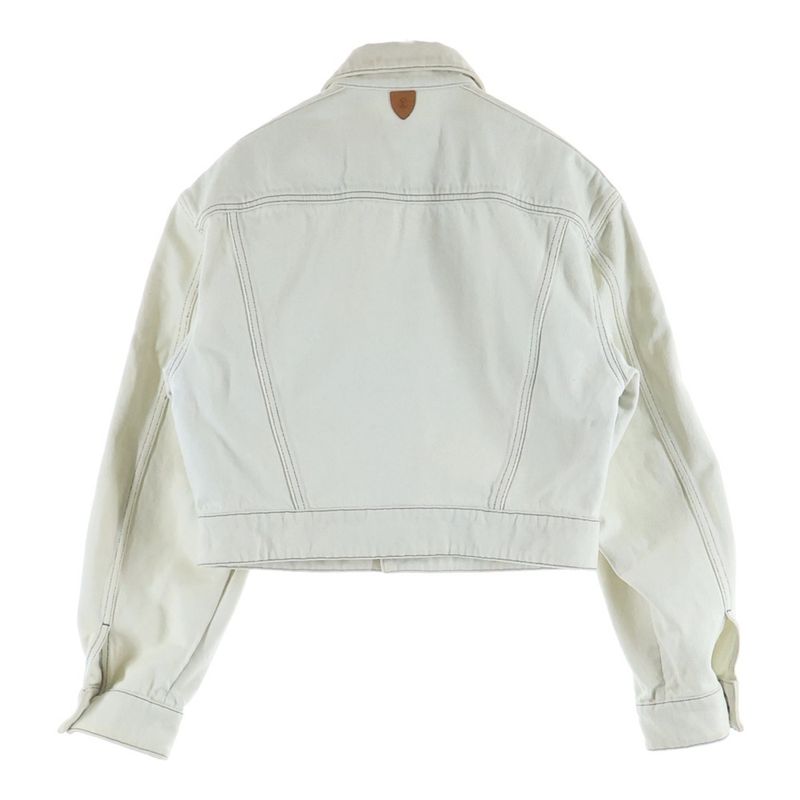 Louis Vuitton Light Blue Denim Jacket Monogram Brown