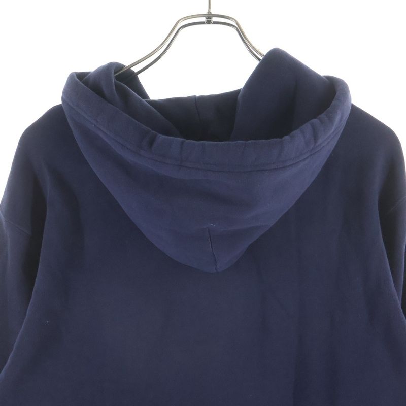 Loewe Anagram Embroidery Logo Sweatshirt Pullover Hoodie Navy