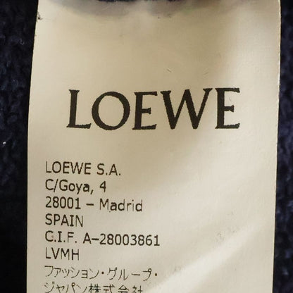 Loewe Anagram Embroidery Logo Sweatshirt Pullover Hoodie Navy