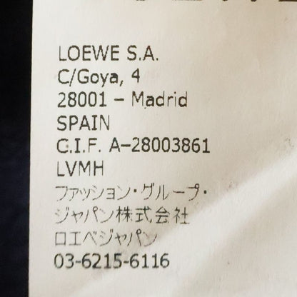 Loewe Anagram Embroidery Logo Sweatshirt Pullover Hoodie Navy