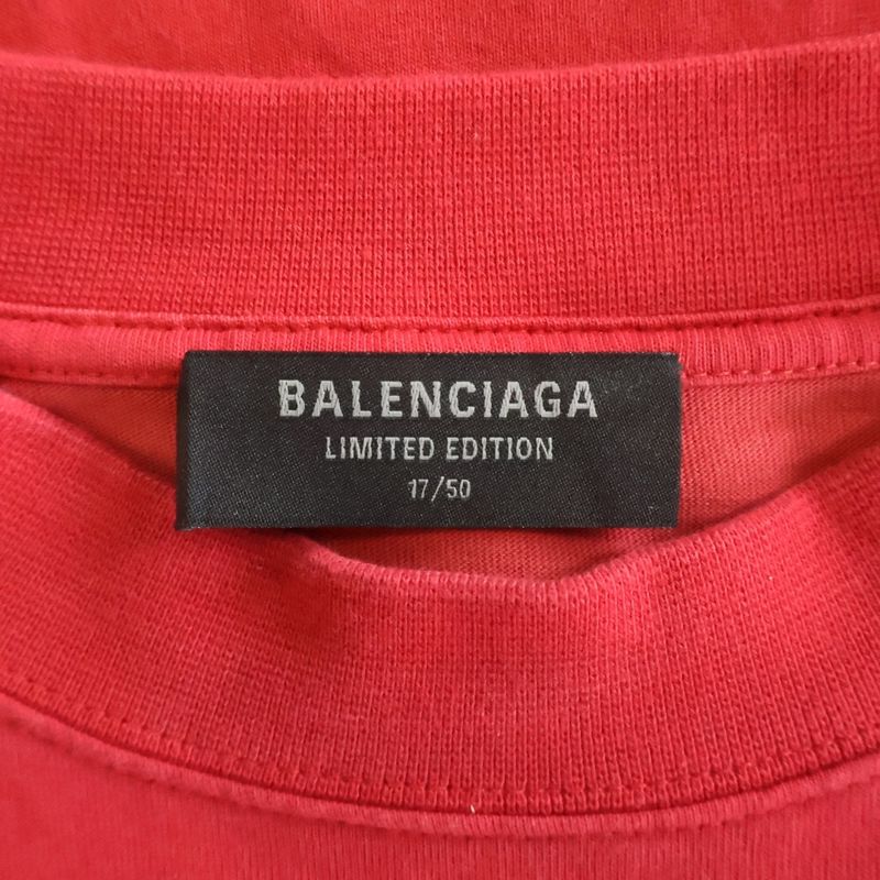 Balenciaga I Love Upcycled Long Sleeve T Shirt