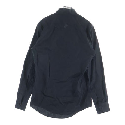 Celine Loose Shirt with Inverted Collar in Cotton Poplin