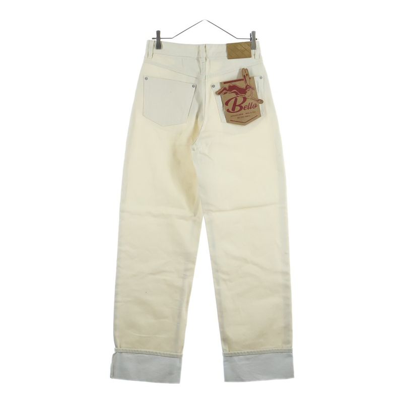 Bottega Veneta Turned Up Jeans Turned Denim Pants White