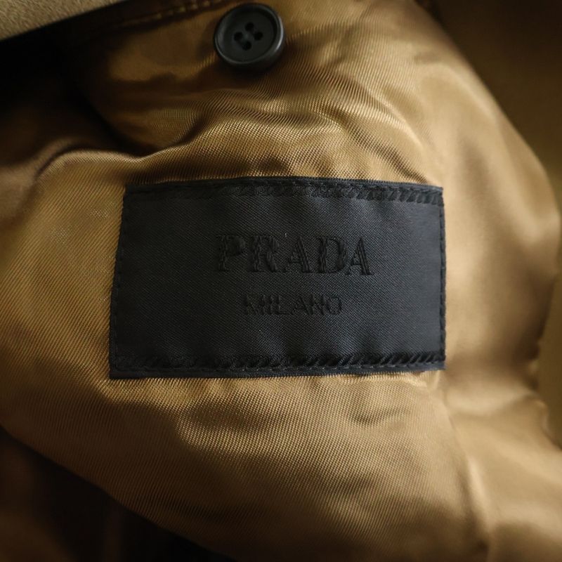 Prada Che Star Coat Brown Orange