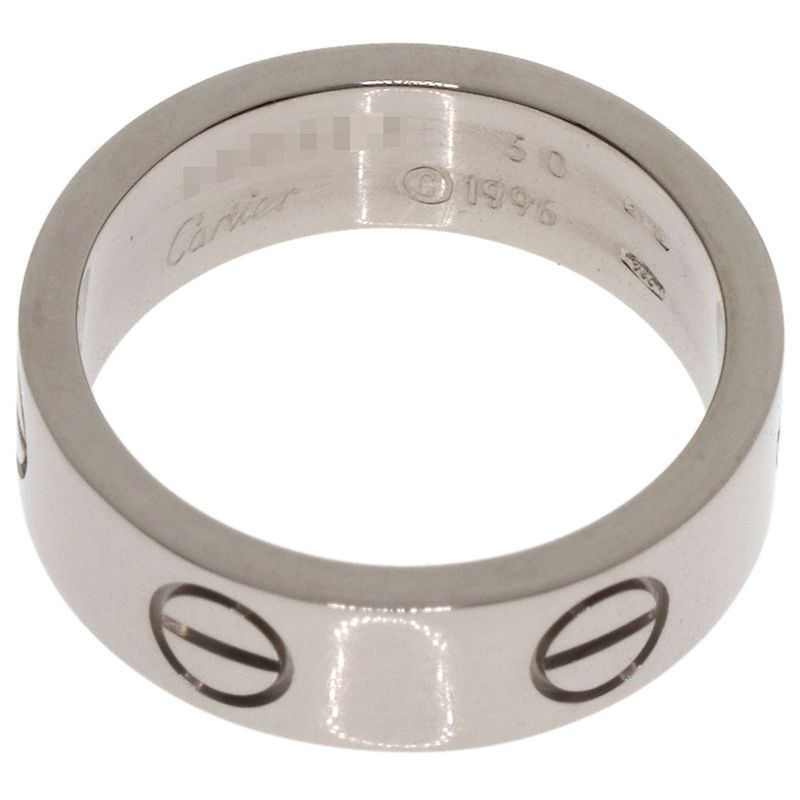 Cartier Love Ring 50 Ring 18K White Gold